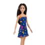 Imagem de Boneca Barbie Básica Vestido Azul de Borboletas - Mattel