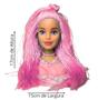 Imagem de Boneca Barbie Busto Mini Styling Head Special Hair