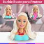 Imagem de Boneca Barbie Busto p/ Pentear Pupee Cabeleireira Mattel