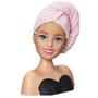 Imagem de Boneca Barbie Busto Para Pentear Com Acessórios Cabeleireiro Com Secador Cabelo