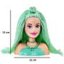 Imagem de Boneca Barbie Busto Styling Hair Cabelo Verde Original Mattel