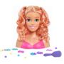 Imagem de Boneca Barbie Cabeça Styling Loira 17 Peças - Pronta Para Penteados e Diversão