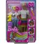 Imagem de Boneca Barbie Cabelo ARCO-IRIS de Leopardo Negra Mattel GRN80