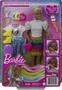 Imagem de Boneca Barbie Cabelo Arco Iris Leopardo Negra - Mattel GRN80