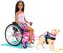 Imagem de Boneca Barbie - Cadeira de Rodas com Cao Guia - MATTEL