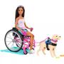 Imagem de Boneca Barbie Cadeirante + Pet Cachorro Mattel - Hjy85