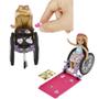 Imagem de Boneca Barbie Chelsea C/ Cadeira de Rodas 3+ HGP29 Mattel
