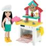 Imagem de Boneca Barbie Chelsea Profissões Chef Pizzaiola - Mattel