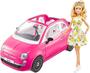Imagem de Boneca Barbie Com Veiculo Fiat 500 Mattel Gxr57