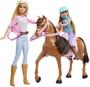 Imagem de Boneca Barbie Conjunto Aprendendo a Montar a Cavalo com Acessórios GXD65 - Mattel