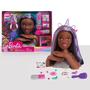 Imagem de Boneca Barbie Deluxe Styling Head - 20 Acessórios, Cabelo Preto