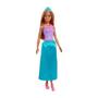 Imagem de Boneca Barbie Dreamtopia Princesa Morena Saia Azul - Mattel