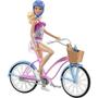 Imagem de Boneca Barbie e Bicicleta Loira Mattel 