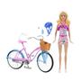 Imagem de Boneca Barbie e Bicicleta - Mattel