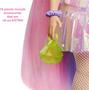 Imagem de Boneca Barbie Extra com Cabelo Rosa e Roxo Cintilante