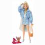 Imagem de Boneca Barbie Extra Loira Mechas Azul Nº 16 Mattel Hhn08