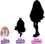Imagem de Boneca Barbie Extra Mini Minis - Loira com Listras Rosa (8cm) com Acessórios