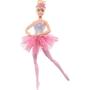 Imagem de Boneca Barbie Fantasia Bailarina Luzes Brilhantes Rosa HLC25