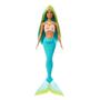 Imagem de Boneca Barbie Fantasy Sereia Com Cabelos Coloridos Original  Mattel  Articulada Crianças +3 Anos