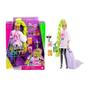 Imagem de Boneca Barbie Fashion Extra Cabelo Verde Neon Hdj44 Mattel