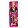 Imagem de Boneca Barbie Fashionista 155 Camisa Rock e Saia Rosa Fbr37