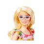 Imagem de Boneca Barbie Fashionista 181 Loira Vestido Tropical Com Oculos HBV15 - Mattel