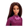 Imagem de Boneca Barbie Fashionista 188 Vestido Xadrez Rosa HBV20 - Mattel