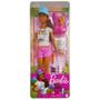 Imagem de Boneca Barbie Fashionista Dia de Spa Turista Mattel