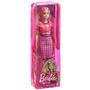 Imagem de Boneca Barbie Fashionista Loira 32cm Conjunto Rosa Vermelho
