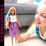 Imagem de Boneca Barbie Fashionista Loira com Mecha Azul - Modelo 120 - Mattel FXL53