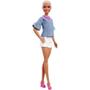 Imagem de Boneca Barbie Fashionista Morena Negra Careca 2019 Top - Mattel