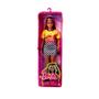 Imagem de Boneca Barbie Fashionista Saia Xadrez Negra -