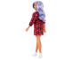 Imagem de Boneca Barbie Fashionista Vestido Xadrez Mattel