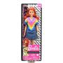 Imagem de Boneca Barbie Fashionistas 141 Ruiva Vestido Color - Mattel