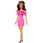 Imagem de Boneca Barbie Fashionistas Vestido Rosa Star 217 Mattel