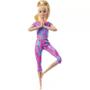 Imagem de Boneca Barbie Feita Para Mexer Made To Move Loira Mattel