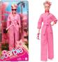 Imagem de Boneca Barbie Filme Coleção Macacão Rosa Loira Mattel Hrf29