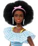 Imagem de Boneca Barbie Filme Negra Patins Pet e Acessórios Mattel