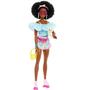 Imagem de Boneca Barbie Filme Negra Patins Pet e Acessórios Mattel