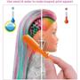 Imagem de Boneca Barbie Loira Penteados Arco Íris Oncinha Rainbow Hair - Mattel