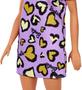 Imagem de Boneca Barbie Loira Vestido Roxo-Amarelo 3-7 Anos