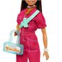 Imagem de Boneca Barbie Macacão Rosa e Acessórios Mattel 