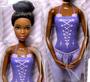 Imagem de Boneca Barbie Menina Quero Ser Bailarina Clássica Morena Negra - Roupa Roupinha Lilás - Mattel