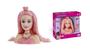 Imagem de Boneca Barbie Mini Busto cabelo lã colorido salmão Brinquedo 1217 original Mattel