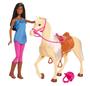 Imagem de Boneca Barbie Morena com Cavalo - Presente para Crianças (3 a 7 anos)