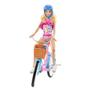 Imagem de Boneca Barbie Passeio de Bicicleta 29cm Mattel - HBY28