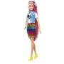 Imagem de Boneca Barbie Penteado Arco Íris Oncinha Loira Grn80 Mattel
