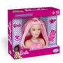 Imagem de Boneca Barbie Pentear Mini Styling Head Special Hair Cabelo Rosa C/ Acessorios