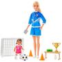 Imagem de Boneca Barbie Playset Treinadora De Futebol Glm47 Mattel