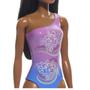 Imagem de Boneca Barbie Praia Maiô Roxo - Mattel